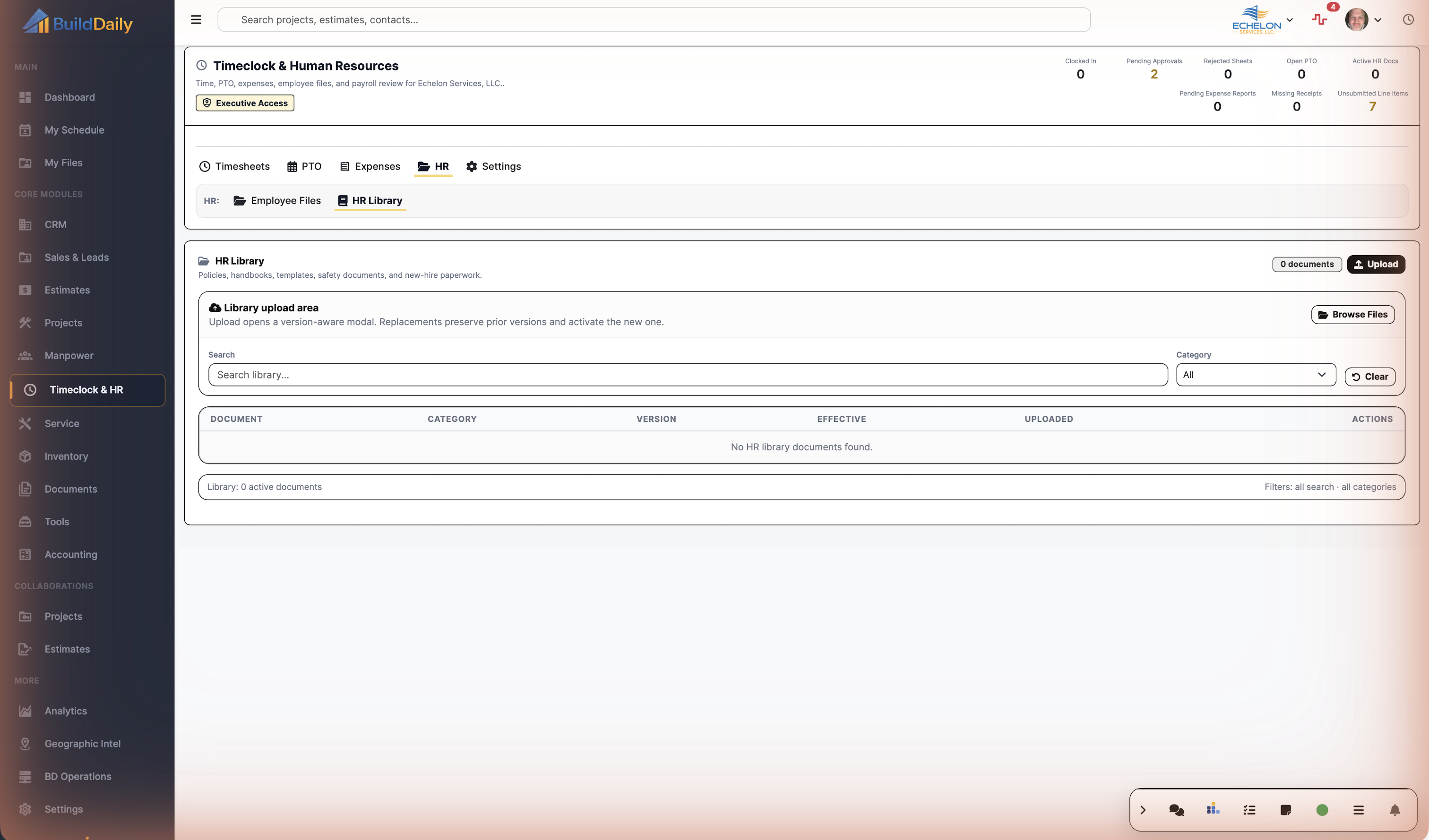 HR files expenses and safety